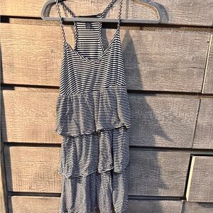 INC International Concepts Black and White Striped Dress